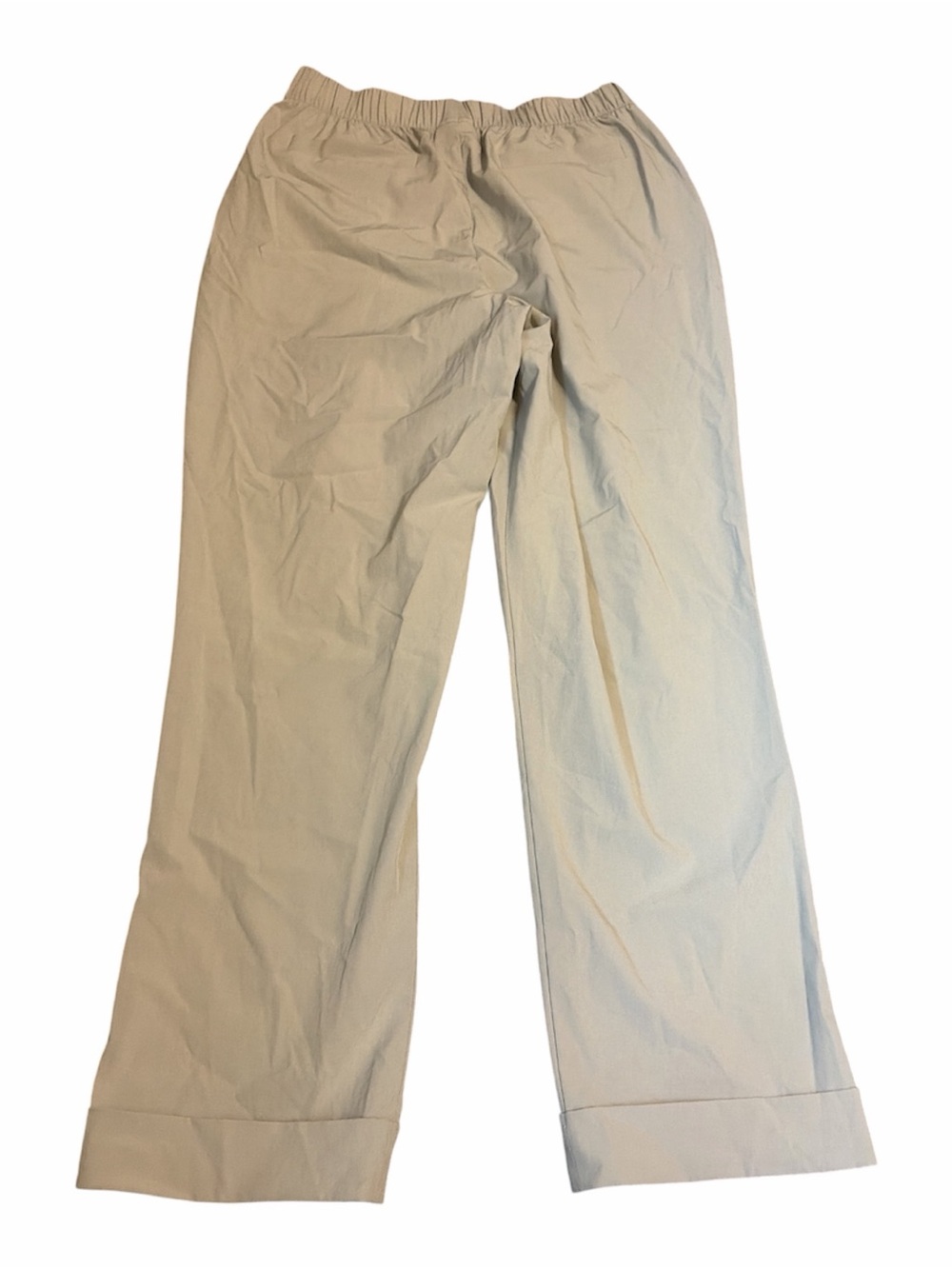 Varley Oakland Turn-Up Taper Pant Small Taupe Stretch Travel Athleisure Trouser - Picture 3 of 5